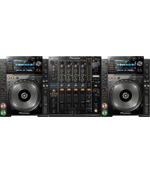 2 x Pioneer CDJ-2000s Nexus and 1 x Pioneer DJM-900 Nexus Mixer